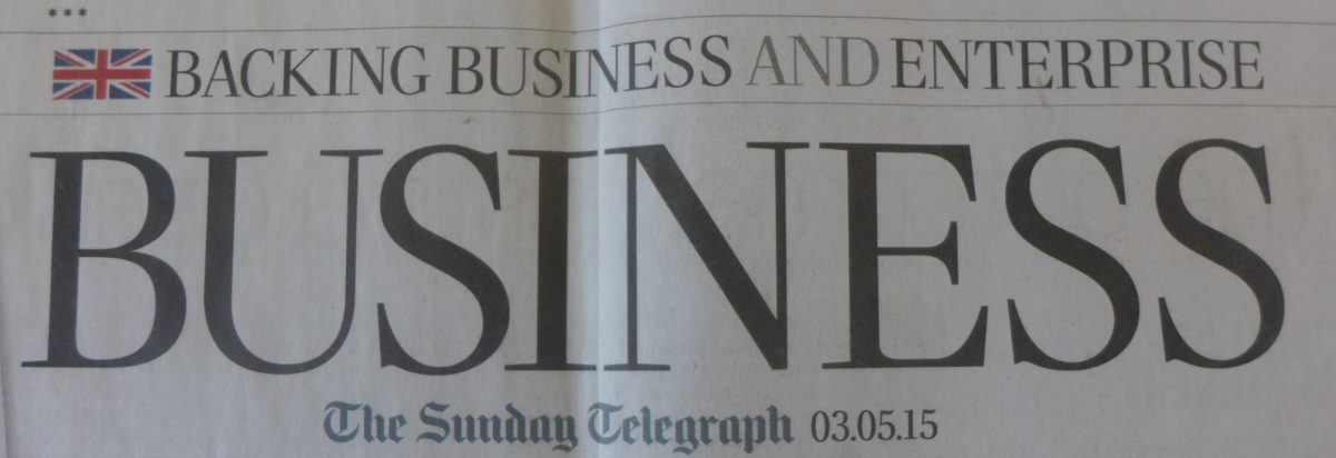 Sunday Telegraph May 2015